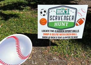 Dicks Sporting Goods Scavenger Hunt & Spin to Win