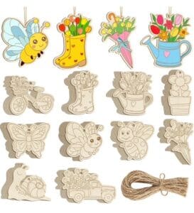 Wooden Animal Garden Stakes
