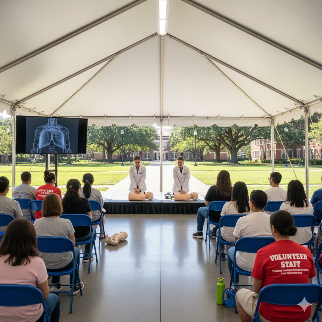 CPR Instructional Demo with USC School of Medicine Greenville